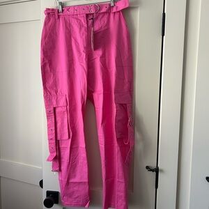 The Ragged Priest Pink Relaxed Trousers